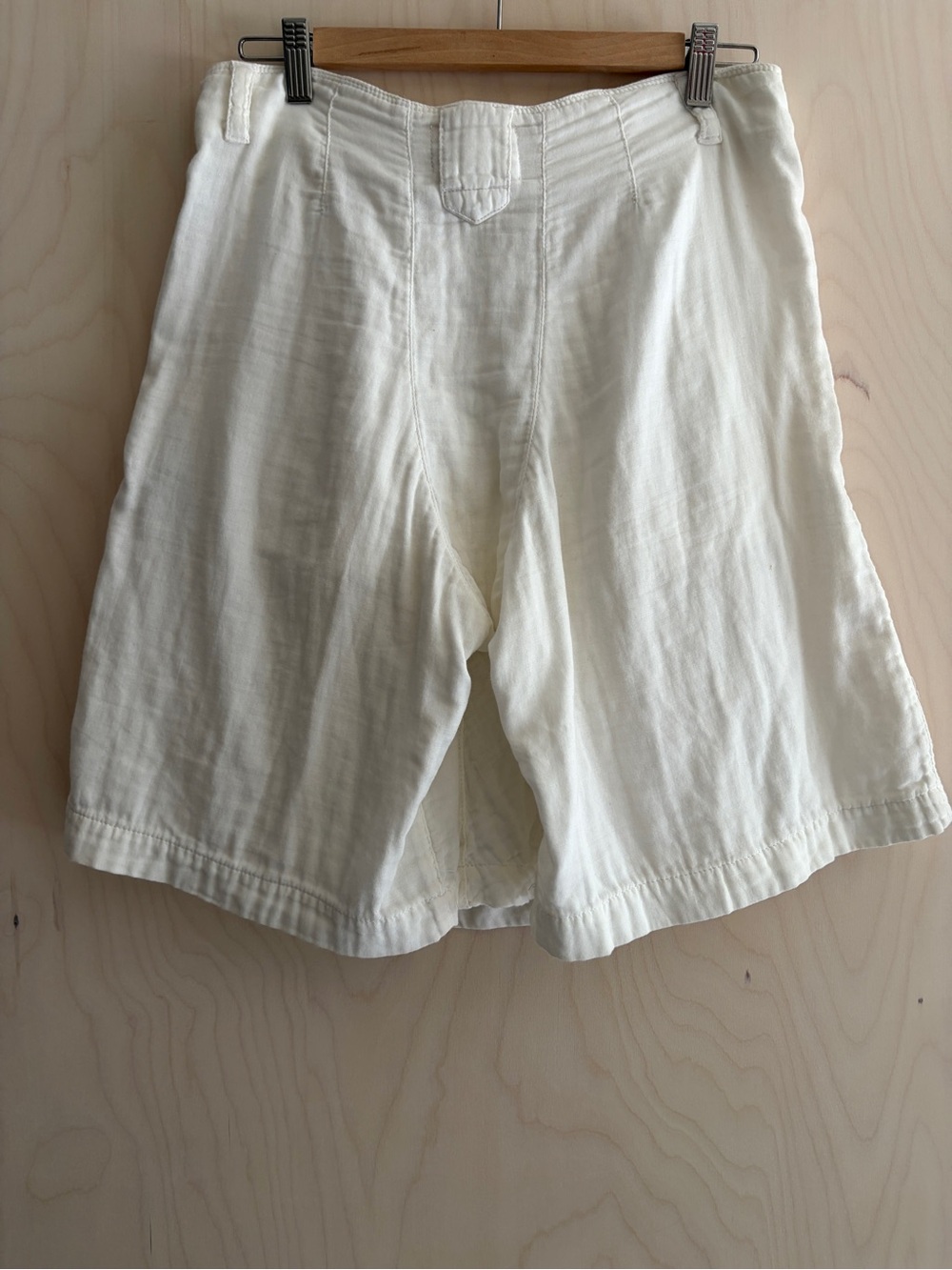 Zucca Japan White Cotton Gauze Wrap Skort - Picture 2 of 8